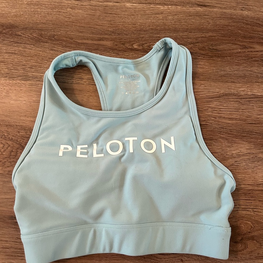 Peloton Women's Light Blue Sports Bra